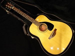 YAMAHA THE FG Natural w/hard case Free shipping Guiter Bass From JAPAN #X481