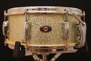 Vintage Slingerland Super Gene Krupa 5.5" x 14" Snare Drum Radio King 1958 VIDEO