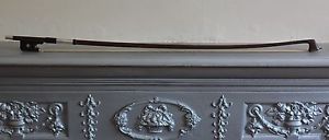 Vintage cello bow stamped "W.E. Hill & Sons" 4/4 round Pernumbucco