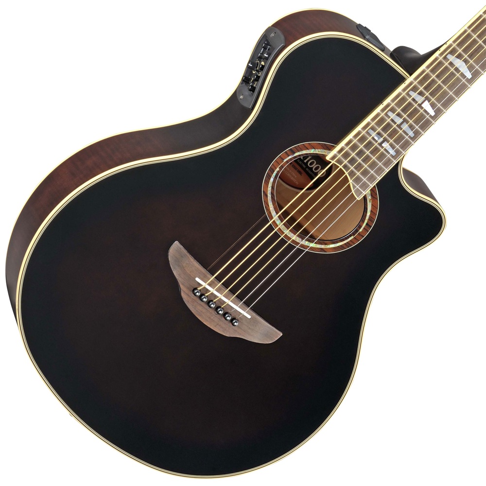YAMAHA APX1000 MBL Mocha Black Acoustic Electric Guitar APX Series