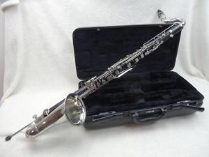 YCL-221 Yamaha Bass Clarinet Student Model, Great Condition! + Yamaha 4C MP