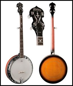 Washburn B16 5-string Bluegrass Banjo Maple Resonator Bell Brass Tone Ring