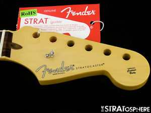 2016 Fender American CHANNEL BOUND Strat NECK Stratocaster USA Compound Rosewood