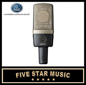 AKG C314 LARGE DIAPHRAGM CONDENSER MICROPHONE WITH CASE & CRADLE C-314