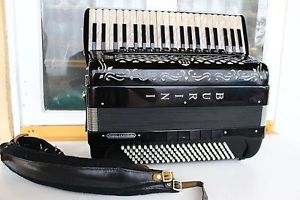 Accordion Burini Model 46 Special 120 Bass Cassotto Fisarmonica Akkordeon Italy