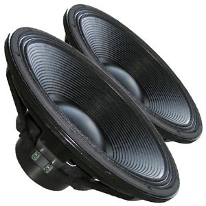 Pair Beyma 18SW1600Nd Neodymium Mega Subwoofer use 5" VC & 10mm Xmax 8Ohm 97dB