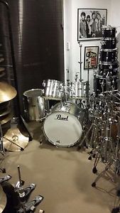 PEARL Fibreglass__Vintage DRUMS Shell pack_C1975/6_Music Gems._Best cond