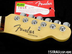 American Fender ELITE Telecaster Tele NECK+ LOCKING TUNERS USA Compound Rosewood