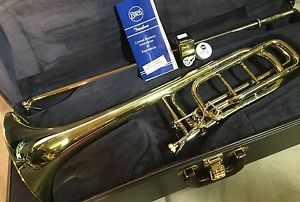 BACH STRADIVARIUS 50B3O PROFESSIONAL BASS TROMBONE DOUBLE INDEPENDENT ROTORS