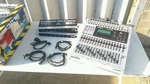 Behringer DDX3216 digital sound desk + 1x ADAT & 1x TDIF cards 32 channel mixer