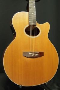 Guild F4CE-NT electric acoustic guitar cutaway model USED F/S from JAPAN
