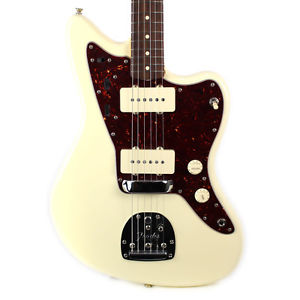USED FENDER AMERICAN VINTAGE 62 REISSUE JAZZMASTER ELECTRIC GUITAR OLYMPIC WHITE