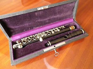 Jerome Thibouville Lamy Black Lacquer Wood Piccolo