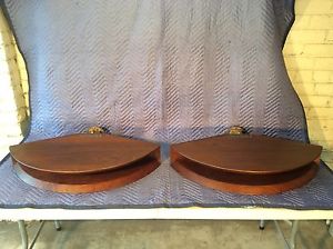 Beautiful WOOD HORNS Vintage SMITH AKASAKA KOUGEI signed Speaker Drivers Horns