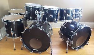 Vintage 1980's Rogers 8 Piece Drum Kit