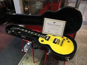 2001 Gibson Limited Edition Tak Matsumoto Les Paul Canary Yellow Rare