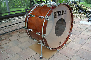 ADD this 1982 TAMA SUPERSTAR 24" SUPER MAHOGANY BASS DRUM to YOUR DRUM SET! V123