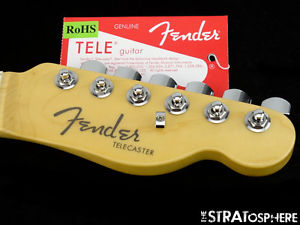 Fender American ELITE Telecaster Tele NECK + LOCKING TUNERS USA Maple Compound