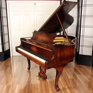 RARE  BEAUTIFUL HAMBURG STEINWAY AND SONS MODEL S QUEEN ANN PIANO