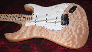 2016 Fender Deluxe Custom Shop Stratocaster AAAA Quilt/Birsdeye Natural Maple