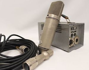 Vintage Neumann U67 Tube Condenser Microphone W/ Orignal Power Supply