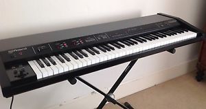 Vintage Synth Roland MKB300 Midi Controller Keyboard + Flightcase + Spare Keys