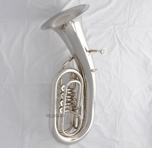 Professional Silver Nickel 4 Rotary Valves Euphonium B-flat horn With Case