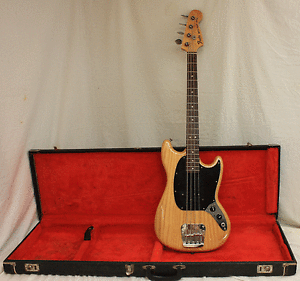 Fender Mustang Bass - Natural (1977)
