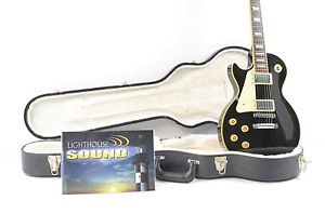 2012 Left Hand Gibson Les Paul Traditional Electric Guitar - Black w/OHSC