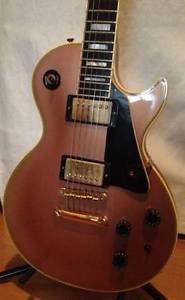 1987 Gibson Les Paul Custom Lite Metallic Rose Electric Guitar Free Shipping