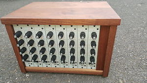 8 Vintage ADM racked PREAMP or EQ inductor discrete Custom CASE Sidecar. SWEET!