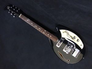 Teisco May Queen Reissue BLK w/soft case F/S Guiter Bass From JAPAN  #X330