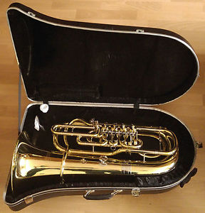 5-Ventil - F-Tuba Cerveny CFB 653  with 5 VALVES + suitcase + mouthpiece