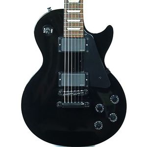 2011 GIBSON LES PAUL STUDIO ELECTRIC GUITAR BLACK FINISH WITH EMG HUMBUCKERS