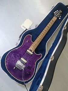 PEAVEY WolfGang EVH VH Signature guitar Trans Purple Quilted M., 1997 Good. w/HC