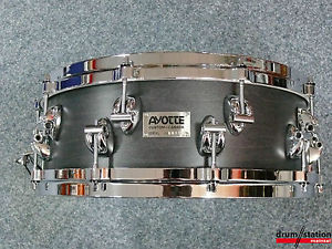 Ayotte Custom Steelhoop Snaredrum in "Ebony Stain"  -  14x5"