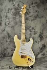 Used Fender Japan STR-RK See Thorough White Sunburst W/Hardcase, Arm F/S CE141