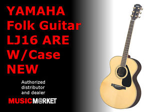 YAMAHA Folk Guitar LJ16 ARE W/Case NEW