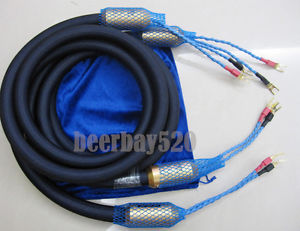 TOP HIFI CABLE G7 EMPRESS Double crown speaker cable 2.5M  1pair