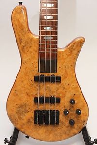 SPECTOR USA NS-2J Buckeye Burl Top 2005 Bass w/Hardcase FREE SHIPPING #R690