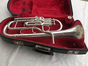 Tenor horn B&H Imperial Globe model - Boosey & Hawkes Eb Silver-plated
