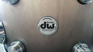 DW Drum Workshop 10x16 Ballad Snare Drum in Ebony to Natural Satin Fade