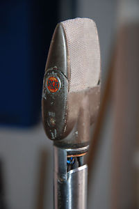 Vintage Ribbon microphone - rare - small version of RCA 44-BX