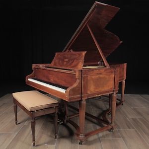 HISTORIC Stunning Steinway & Sons Model B Marquetry Grand Piano Made In 1900