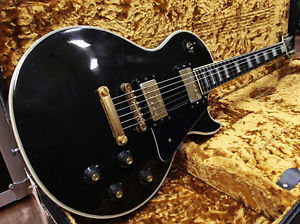 Gibson Les Paul Custom '75 Black Used w / Hardcase