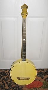 Tenor Banjo - 4 strings - Novelty 19 Fret with Jewels