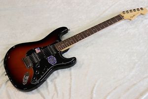 Free Shipping Used Fender American Deluxe Stratocaster UG HSH 3TS Rose Electric