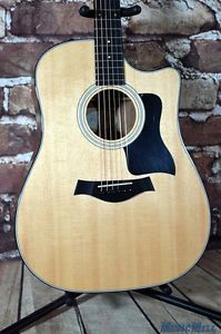 2014 Taylor 310ce Dreadnought Acoustic Electric Guitar Natural w/OHSC