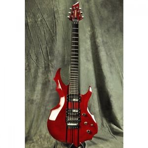 EDWARDS E-FR-130GT SEE THRU RED Forest ESP Middle Ages Bass Used Electric Guitar