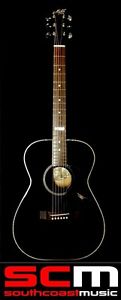VERY RARE MATON EBG808 LTD ED BLACK ACOUSTIC GUITAR w AP5 PRO PICKUP & HARD CASE